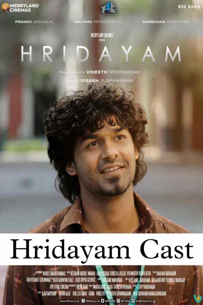 Hridayam Cast 